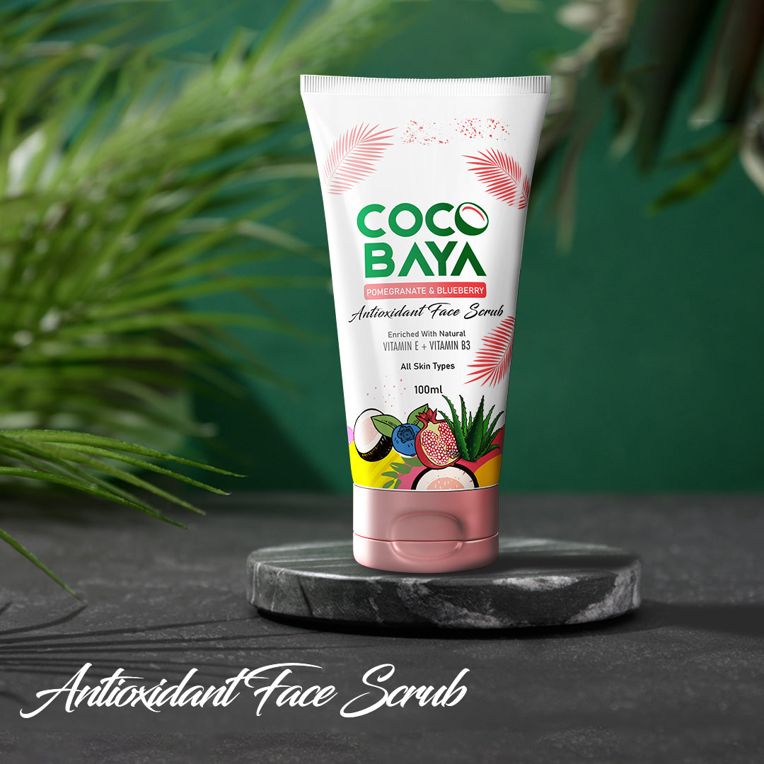 Cocobaya Pomegranate and Blueberry Face Scrub